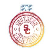 USC Trojans Southern California Abating Sticker